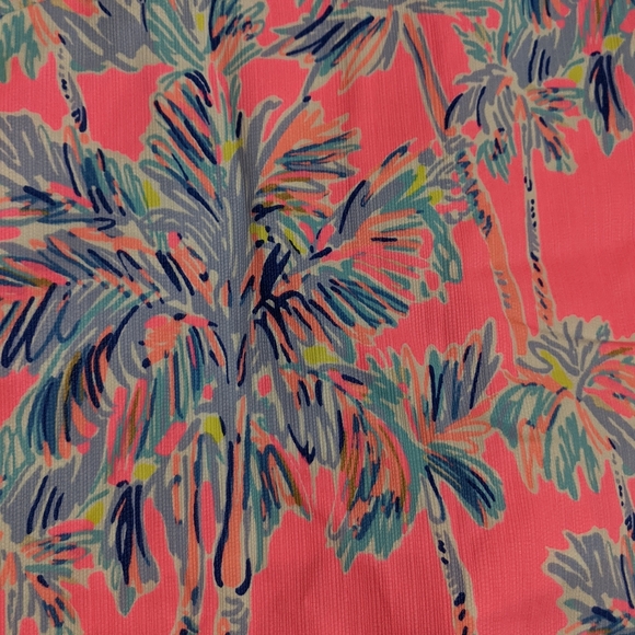 EUC! Lilly Pulitzer January Skort Flamingo Pink Nice Stems Size 2 - Picture 13 of 14